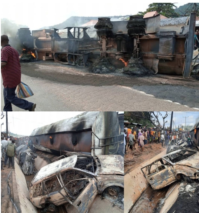 Fuel Tanker explosion Death Rises To 23 in Lokoja, Buhari Task Nigerians On Safety