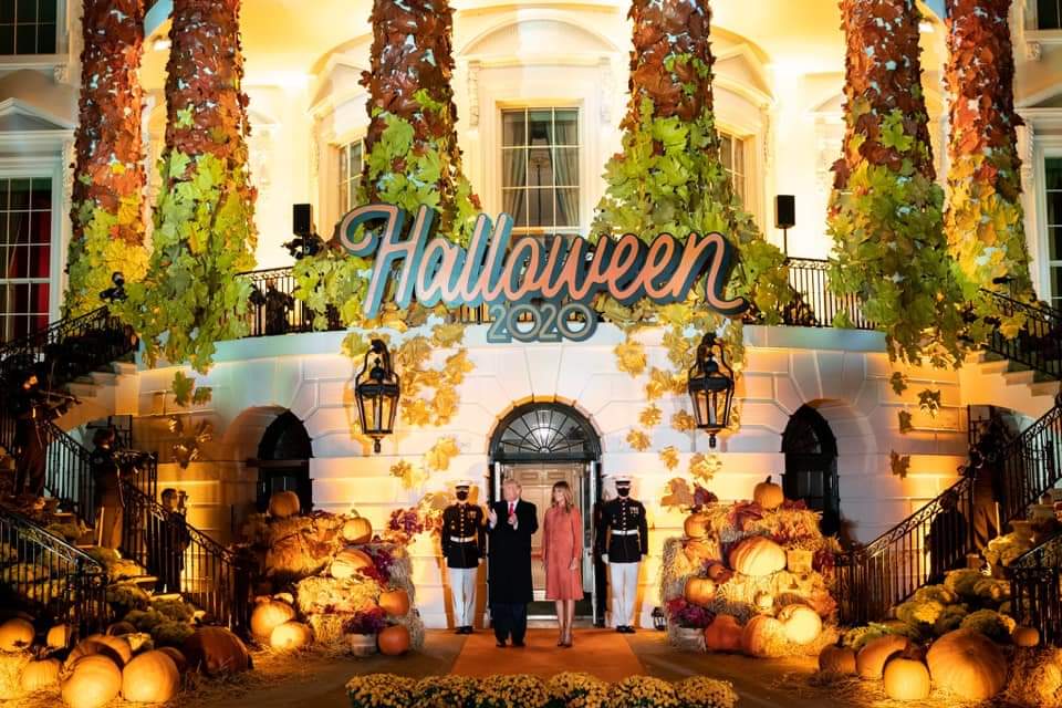 Melania Trump Expresses Pleasure At Halloween Festivities