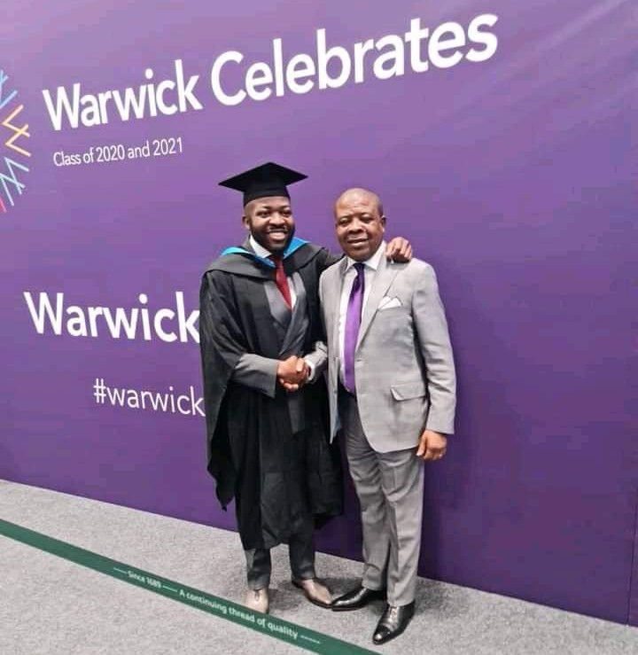Mixed Reactions as Hon Emeka Ihedioha’s Son Graduates with First Class from Varsity in UK