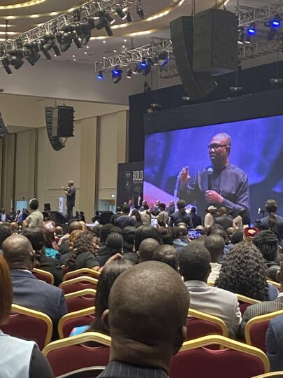 Peter Obi Steals the Show, Welcomed with Ovation at NBA Conference