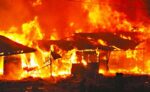 Breaking: Fire Destroys Ten Stores In Ibadan