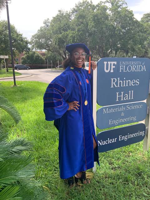 Young Lady Sets Record as First Black to Bag PhD in Nuclear Engineering in US Varsity