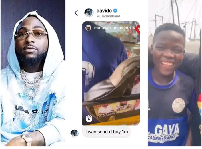 Davido Gifts N1m to Keke Driver for Idolising Him