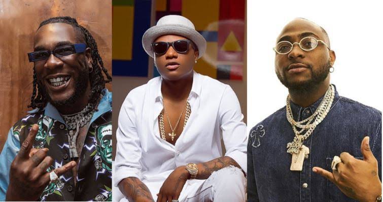 Davido, Burna Boy, Wizkid Lead Maiden Trace Awards Nominations