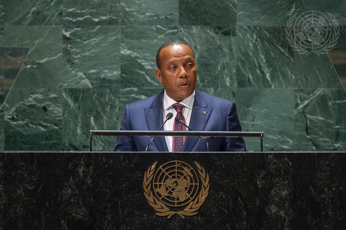 UNGA 2023: Sao Tome PM, Émery Trovoada Highlights Urgent Global Issues, Calls for Reforms