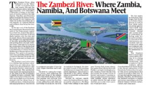 The Zambezi River: Where Zambia, Namibia, and Botswana Meet 