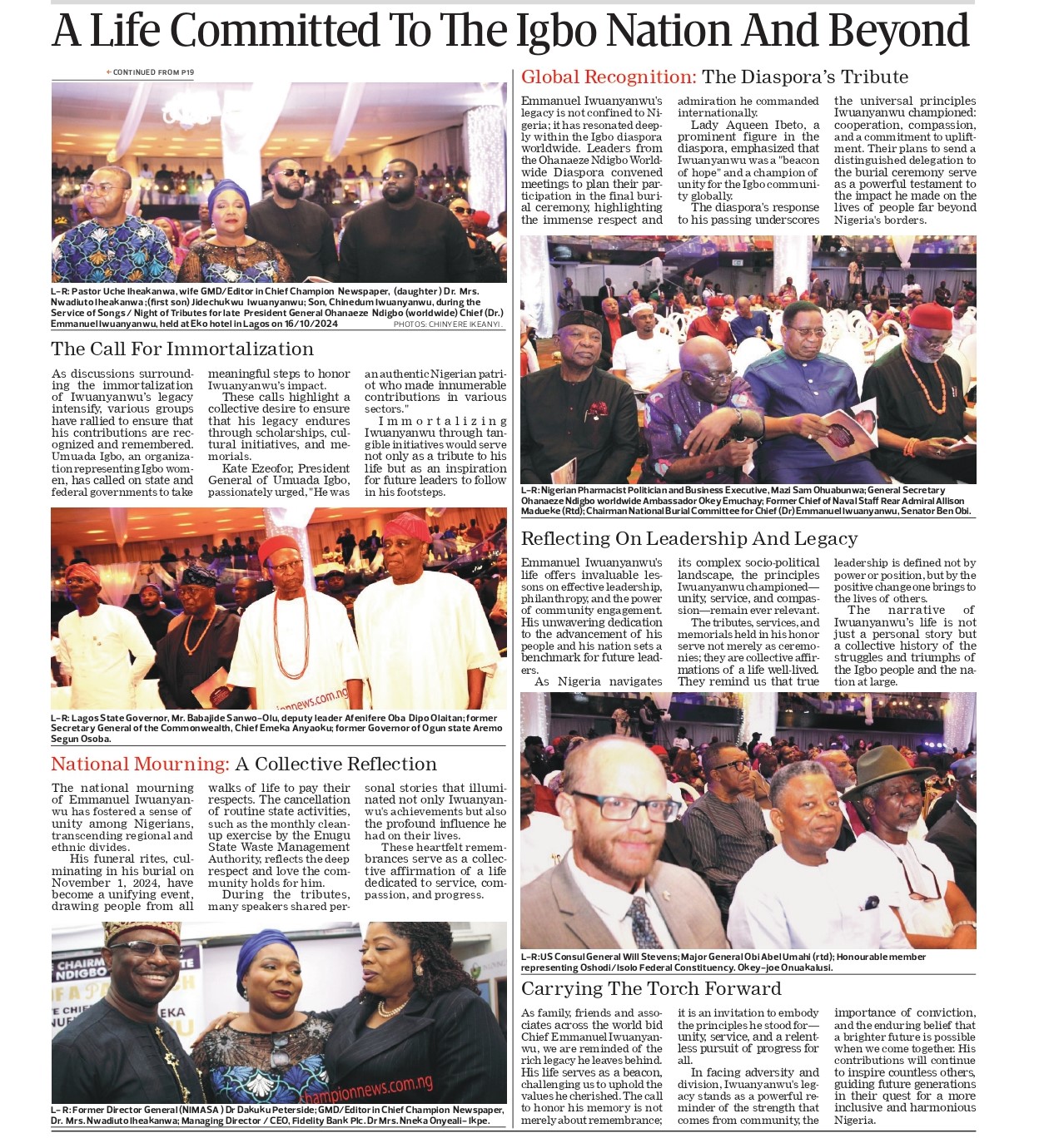 Emmanuel Iwuanyanwu: A Life Dedicated to the Igbo Nation and Africa