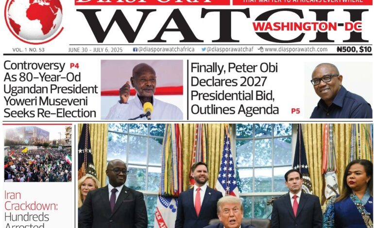 Diaspora Watch Vol. 53